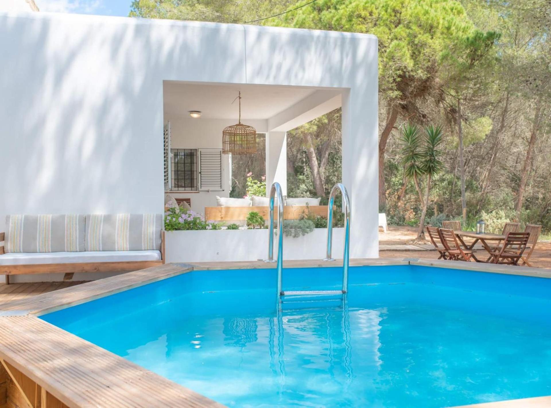 Casa Can Vert Con Piscina Santa Gertrudis  Exterior foto